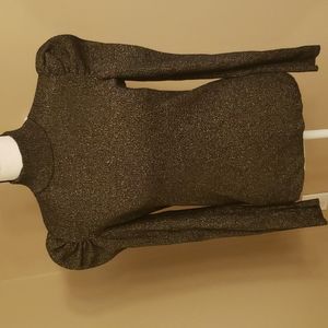 Nine West metallic turtleneck size L